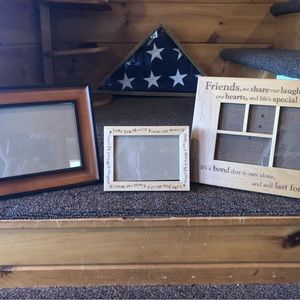 Three (3) Beautiful, Unique Picture Frames